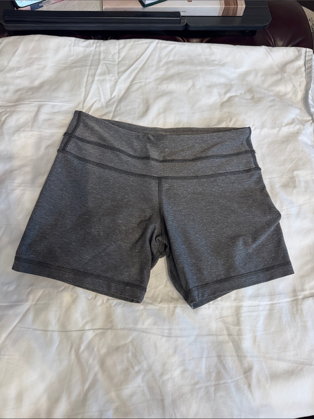 Women’s Lulu Gray Performance Workout Shorts